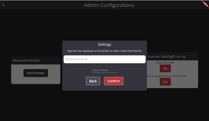 10) Step 2b - Connecting SecurePass Kiosk to the printer paired